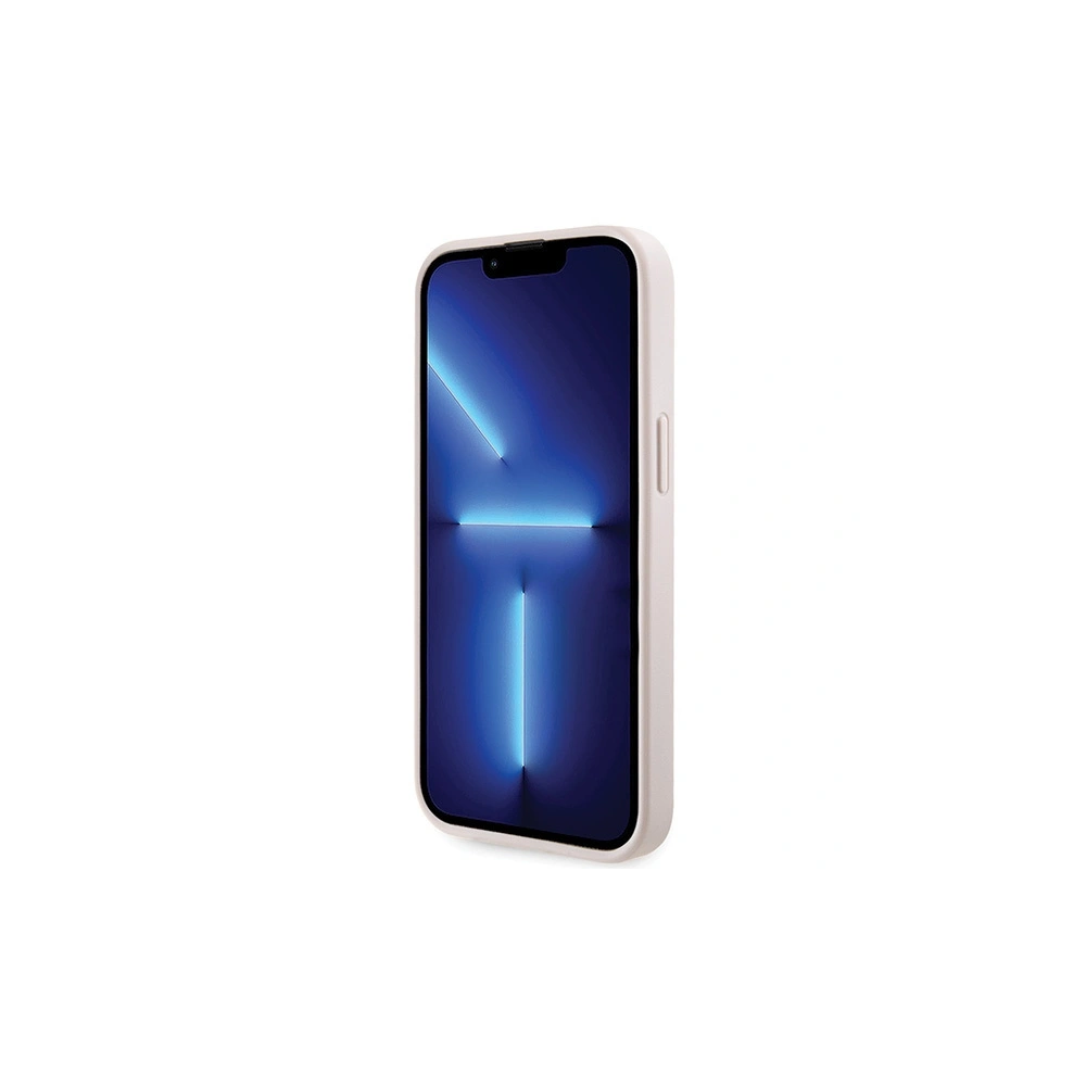 Etui Guess GUHCP14SP4TDSCPP Apple iPhone 14 hardcase Crossbody 4G Metal Logo różowy/pink