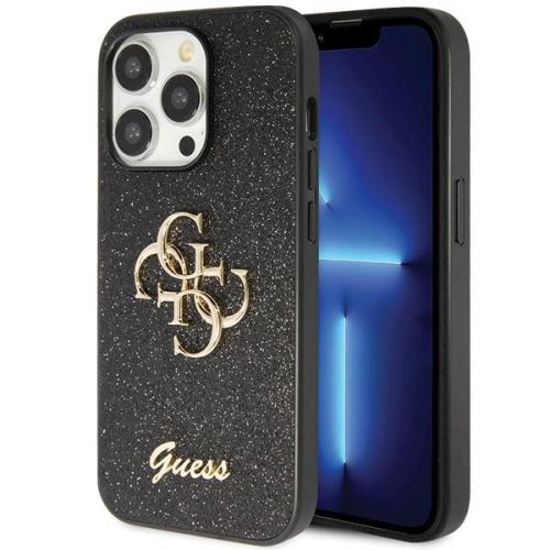 Kup Guess Apple Husă GUHCP14XHG4SGK iPhone 14 Pro Max hardcase Glitter Script Big 4G negru/negru - GUE2745 - {ean13} - Sklep Home Screen
