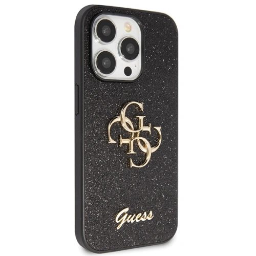 Kup Guess Apple Husă GUHCP14XHG4SGK iPhone 14 Pro Max hardcase Glitter Script Big 4G negru/negru - GUE2745 - {ean13} - Sklep Home Screen