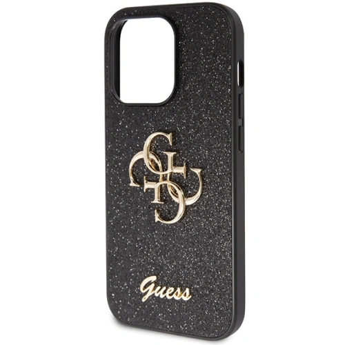 Kup Guess Apple Husă GUHCP14XHG4SGK iPhone 14 Pro Max hardcase Glitter Script Big 4G negru/negru - GUE2745 - {ean13} - Sklep Home Screen