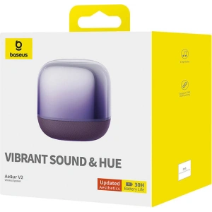 Buy Baseus Wireless Speaker AeQur V2 purple - BSU4558 - {ean13} - Home Screen Store Europe