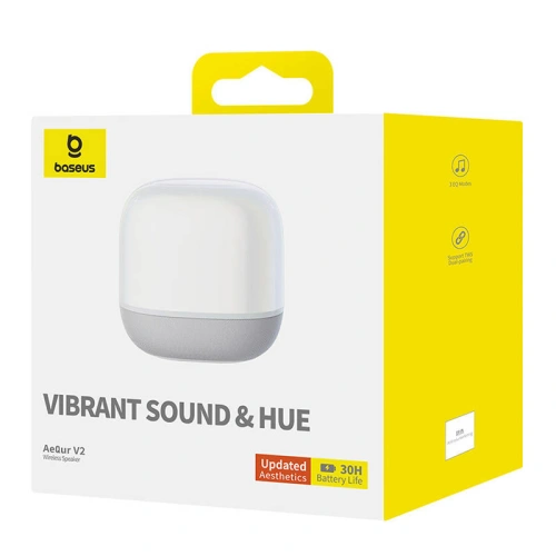 Buy Baseus Wireless Speaker AeQur V2 white - BSU4559 - {ean13} - Home Screen Store Europe