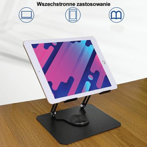 Kup AWEI X46 drehbare Tischhalterung für Laptops bis zu 16" schwarz/schwarz - AWEI161 - {ean13} - Sklep Home Screen