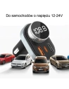 Kup Transmiter FM AWEI C-843, zestaw głośnomówiący, Bluetooth 5.0, MP3, 1xUSB-A, 1xUSB-C czarny/black - AWEI162 - {ean13} - Sklep Home Screen