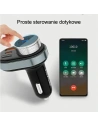 Kup Transmiter FM AWEI C-843, zestaw głośnomówiący, Bluetooth 5.0, MP3, 1xUSB-A, 1xUSB-C czarny/black - AWEI162 - {ean13} - Sklep Home Screen