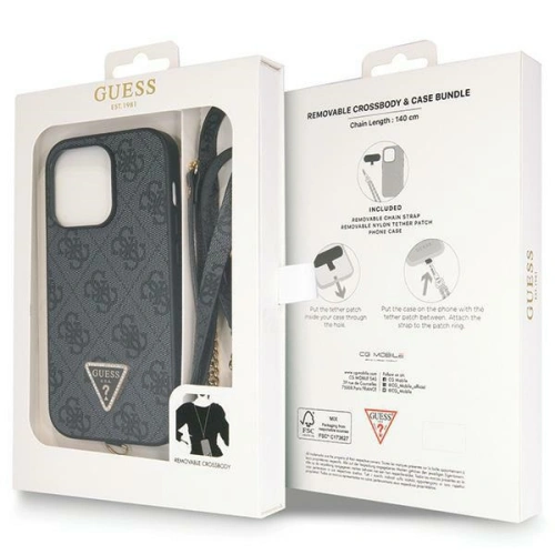 Kup Etui Guess GUHCP14XP4TDSCPK Apple iPhone 14 Pro Max hardcase Crossbody 4G Metal Logo černý/black - GUE2746 - {ean13} - Sklep Home Screen