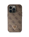 Guess Apple Tasche GUHCP14XP4TDSCPW iPhone 14 Pro Max Hartschale Crossbody 4G Metall Logo braun/braun