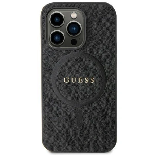 Buy Guess GUHMN61PSAHMCK Apple iPhone 11/XR hardcase Saffiano MagSafe black - GUE2749 - {ean13} - Home Screen Store Europe