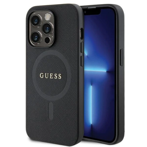 Kup Etui Guess GUHMP14LPSAHMCK Apple iPhone 14 Pro hardcase Saffiano MagSafe černý/black - GUE2752 - {ean13} - Sklep Home Screen