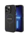 Guess Apple Geantă GUHMP14LPSAHMCK iPhone 14 Pro hardcase Saffiano MagSafe negru/negru