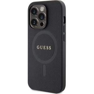 Kup Etui Guess GUHMP14LPSAHMCK Apple iPhone 14 Pro hardcase Saffiano MagSafe czarny/black - GUE2752 - {ean13} - Sklep Home Screen