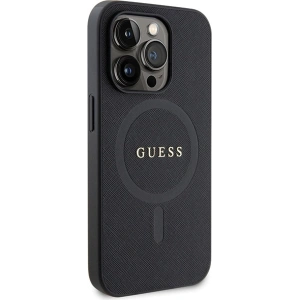 Kup Etui Guess GUHMP14LPSAHMCK Apple iPhone 14 Pro hardcase Saffiano MagSafe czarny/black - GUE2752 - {ean13} - Sklep Home Screen