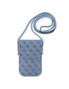 Torebka Guess GUOWBP4SNSB 4G Metal Script Logo modrá/blue