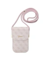 Torebka Guess GUOWBP4SNSP 4G Metal Script Logo różowy/pink