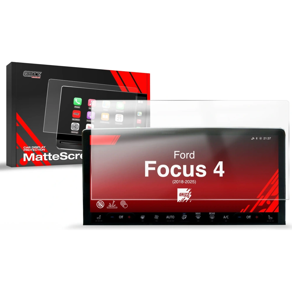 Folia matowa GrizzGlass CarDisplay Protection do Ford Focus 4 13" (2018-2025)