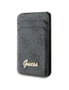 Kapsa na karty Guess Wallet Card Slot Stand GUWMSHG4SHK MagSafe 4G Classic Logo černá/black