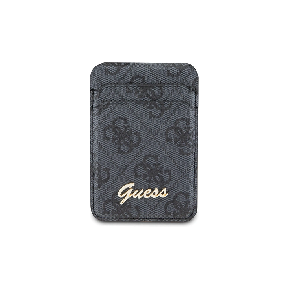 Kieszeń na karty Guess Wallet Card Slot Stand GUWMSHG4SHK MagSafe 4G Classic Logo czarny/black