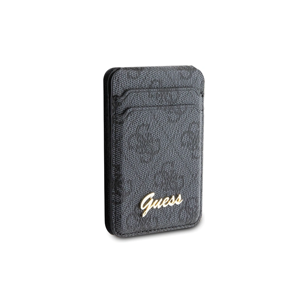 Kieszeń na karty Guess Wallet Card Slot Stand GUWMSHG4SHK MagSafe 4G Classic Logo czarny/black