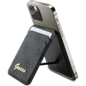 Kup Kieszeń na karty Guess Wallet Card Slot Stand GUWMSHG4SHK MagSafe 4G Classic Logo czarny/black - GUE2762 - {ean13} - Sklep Home Screen