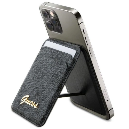 Kup Kapsa na karty Guess Wallet Card Slot Stand GUWMSHG4SHK MagSafe 4G Classic Logo černá/black - GUE2762 - {ean13} - Sklep Home Screen