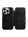 Kup Case iCarer Curved Edge Oil Wax Echtleder Folio Case MagSafe Apple iPhone 15 Pro schwarz - ICR489 - {ean13} - Sklep Home Screen