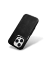 Kup Case iCarer Curved Edge Oil Wax Echtleder Folio Case MagSafe Apple iPhone 15 Pro schwarz - ICR489 - {ean13} - Sklep Home Screen