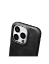 Kup Case iCarer Curved Edge Oil Wax Echtleder Folio Case MagSafe Apple iPhone 15 Pro schwarz - ICR489 - {ean13} - Sklep Home Screen