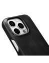 Kup Case iCarer Curved Edge Oil Wax Echtleder Folio Case MagSafe Apple iPhone 15 Pro schwarz - ICR489 - {ean13} - Sklep Home Screen