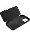 Kup Etui iCarer Curved Edge Oil Wax Real Leather Folio Case MagSafe Apple iPhone 15 černé - ICR490 - {ean13} - Sklep Home Screen