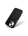 Kup Etui iCarer Curved Edge Oil Wax Real Leather Folio Case MagSafe Apple iPhone 15 czarne - ICR490 - {ean13} - Sklep Home Screen