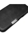 Kup Etui iCarer Curved Edge Oil Wax Real Leather Folio Case MagSafe Apple iPhone 15 czarne - ICR490 - {ean13} - Sklep Home Screen