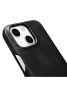 Kup Etui iCarer Curved Edge Oil Wax Real Leather Folio Case MagSafe Apple iPhone 15 czarne - ICR490 - {ean13} - Sklep Home Screen