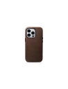 Etui iCarer Oil Wax Premium Leather MagSafe Apple iPhone 15 Pro Max hnědé