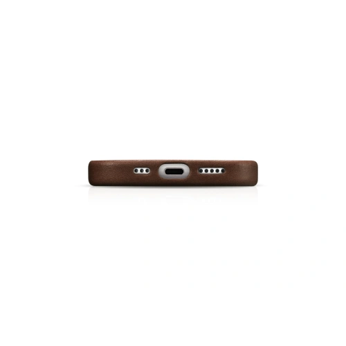 Buy iCarer Oil Wax Premium Leather MagSafe Apple iPhone 15 Pro Max brown - ICR491 - {ean13} - Home Screen Store Europe