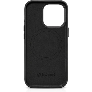 Kup Case iCarer Oil Wax Premium Leder MagSafe Apple iPhone 15 Pro Max schwarz - ICR492 - {ean13} - Sklep Home Screen