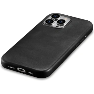 Kup Case iCarer Oil Wax Premium Leder MagSafe Apple iPhone 15 Pro Max schwarz - ICR492 - {ean13} - Sklep Home Screen