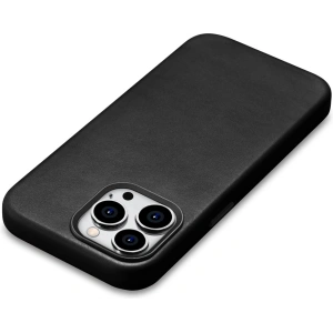 Kup Case iCarer Oil Wax Premium Leder MagSafe Apple iPhone 15 Pro Max schwarz - ICR492 - {ean13} - Sklep Home Screen