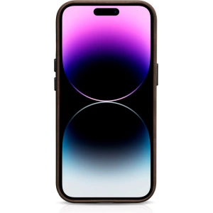 Kup iCarer Apple Carcasă din piele MagSafe pentru iPhone 15 Plus / 14 Plus maro Oil Wax Premium - ICR495 - {ean13} - Sklep Home Screen