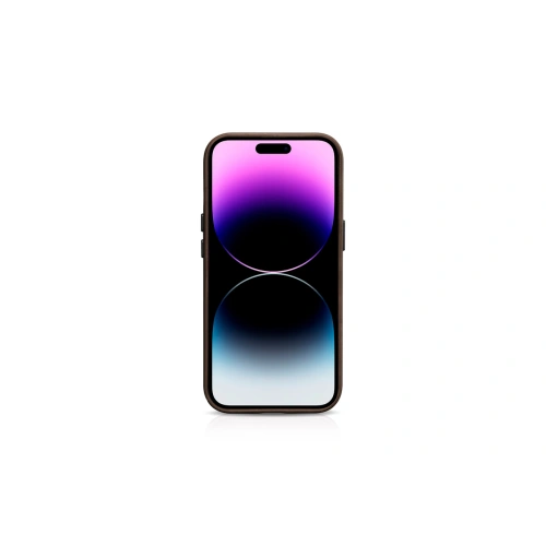 Kup iCarer Apple Carcasă din piele MagSafe pentru iPhone 15 Plus / 14 Plus maro Oil Wax Premium - ICR495 - {ean13} - Sklep Home Screen