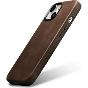 Kup Etui iCarer Oil Wax Premium Leather MagSafe Apple iPhone 15 Plus / 14 Plus hnědé - ICR495 - {ean13} - Sklep Home Screen