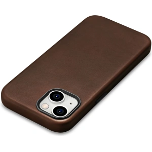 Kup Etui iCarer Oil Wax Premium Leather MagSafe Apple iPhone 15 Plus / 14 Plus hnědé - ICR495 - {ean13} - Sklep Home Screen