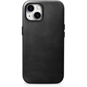 Kup Etui iCarer Oil Wax Premium Leather MagSafe Apple iPhone 15 Plus / 14 Plus černé - ICR496 - {ean13} - Sklep Home Screen