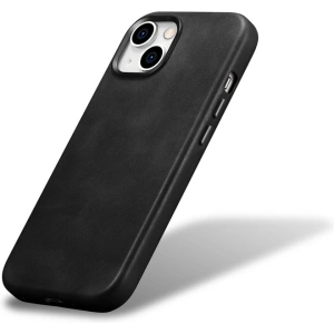 Kup iCarer Apple Geantă din piele MagSafe iPhone 15 Plus / 14 Plus negru - ICR496 - {ean13} - Sklep Home Screen
