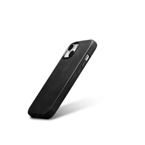 Kup iCarer Apple Geantă din piele MagSafe iPhone 15 Plus / 14 Plus negru - ICR496 - {ean13} - Sklep Home Screen