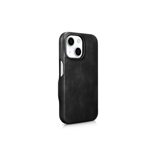 Kup iCarer Apple Geantă din piele MagSafe iPhone 15 Plus / 14 Plus negru - ICR496 - {ean13} - Sklep Home Screen