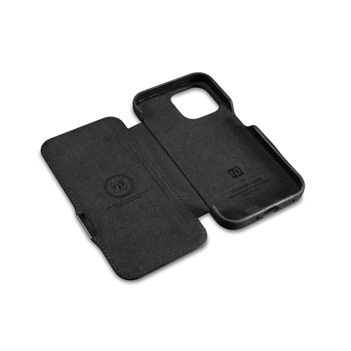 Kup iCarer Apple Geantă din piele MagSafe iPhone 15 Plus / 14 Plus negru - ICR496 - {ean13} - Sklep Home Screen