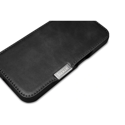 Kup iCarer Apple Geantă din piele MagSafe iPhone 15 Plus / 14 Plus negru - ICR496 - {ean13} - Sklep Home Screen