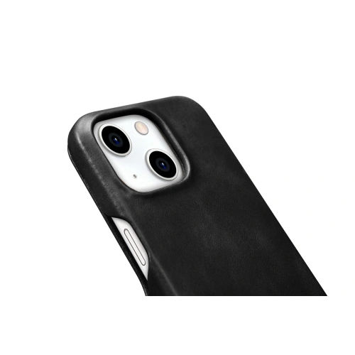 Kup iCarer Apple Geantă din piele MagSafe iPhone 15 Plus / 14 Plus negru - ICR496 - {ean13} - Sklep Home Screen