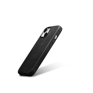 Kup iCarer Apple Geantă din piele MagSafe iPhone 15 negru - ICR498 - {ean13} - Sklep Home Screen