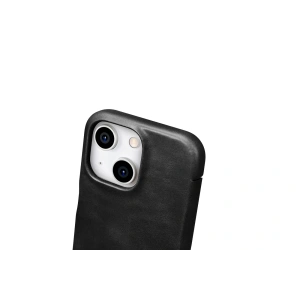 Kup Etui iCarer Oil Wax Premium Leather MagSafe Apple iPhone 15 černé - ICR498 - {ean13} - Sklep Home Screen